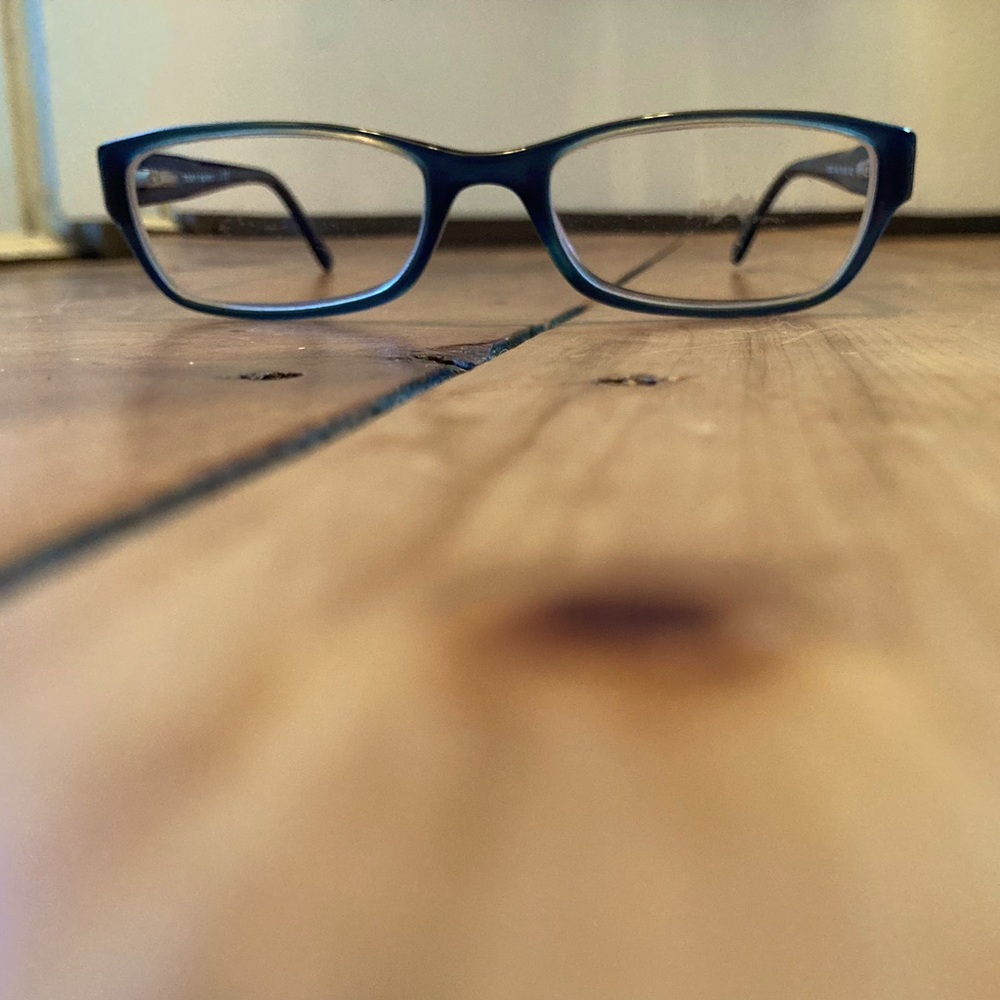 Tory Burch dark green/almost black glasses frames in excellent condition.